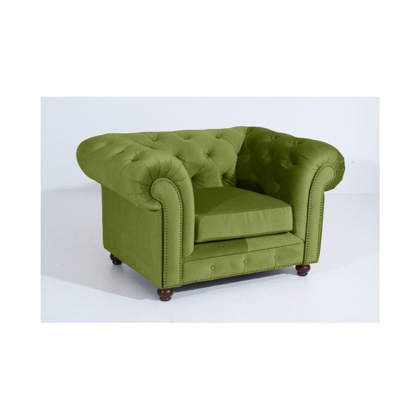 Orleans Velvet zöld fotel - Max Winzer-image-4