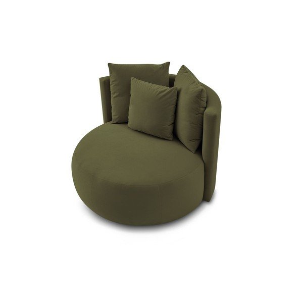 Zöld bársony fotel Cesar – Bobochic Paris-image-4