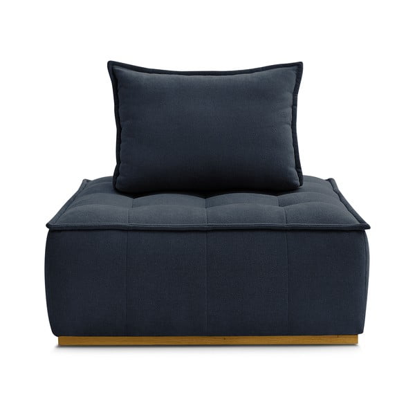 Sötétkék zsenília fotel Elisa – Bobochic Paris-image-3