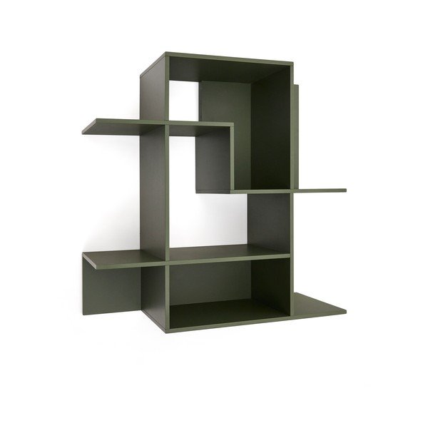 Zöld moduláris polcrendszer 80x80x25 cm Ina – Kave Home