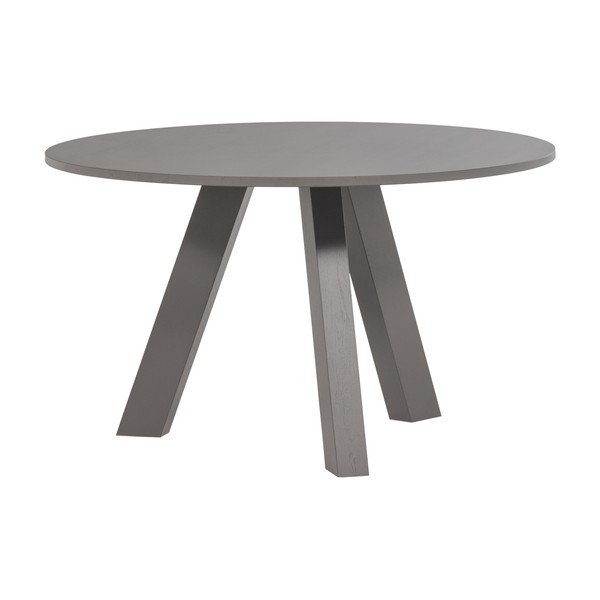 Tölgyfa kerek étkezőasztal ø 129 cm Rhonda – WOOOD-image-2