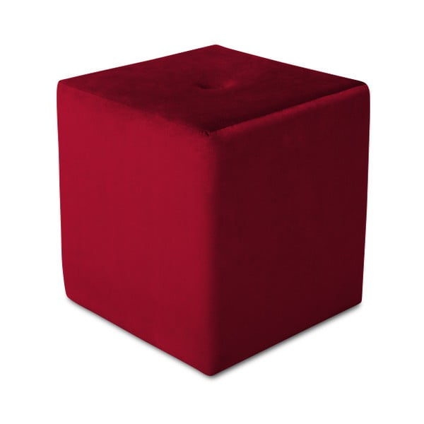 Margaret piros puff, 40 x 45 cm - Mazzini Sofas-image-3
