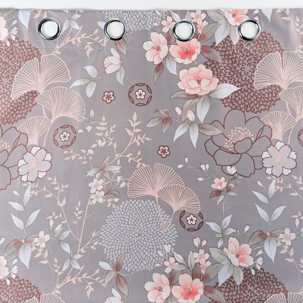 Szürke mikroszálas sötétítő függöny 135x260 cm Yokahama – douceur d'intérieur-image-4