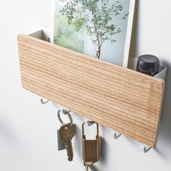 Rin fehér fali kulcstartó- YAMAZAKI-image-2