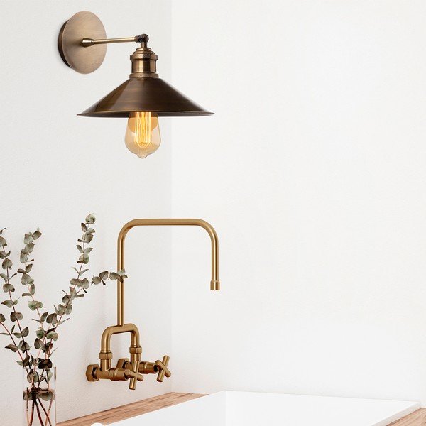 Aranyszínű fali lámpa ø 24 cm Mueno – Opviq lights-image-2