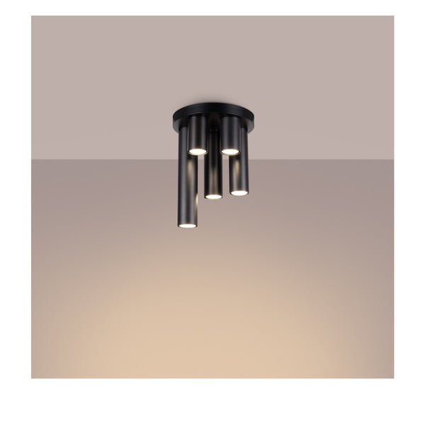 Fekete mennyezeti lámpa Castro – Sollux-image-1