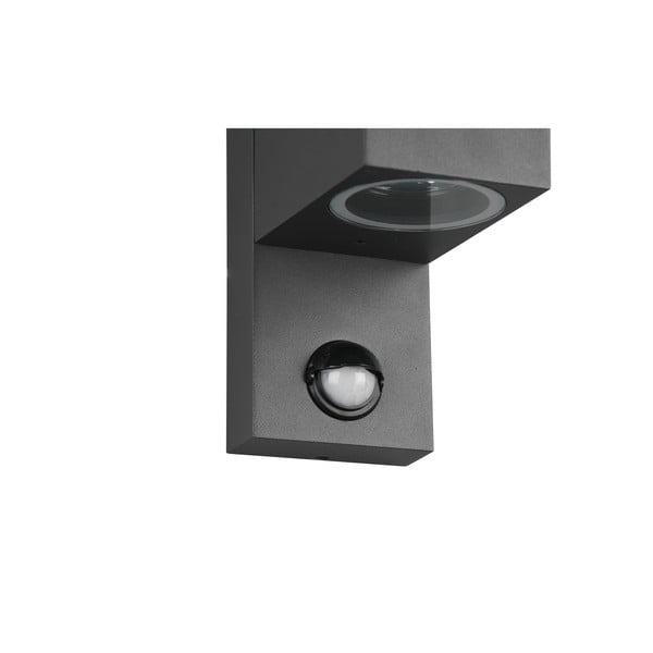 Fali kültéri lámpa mozgásérzékelővel (magasság 15 cm) Roya – Trio-image-4