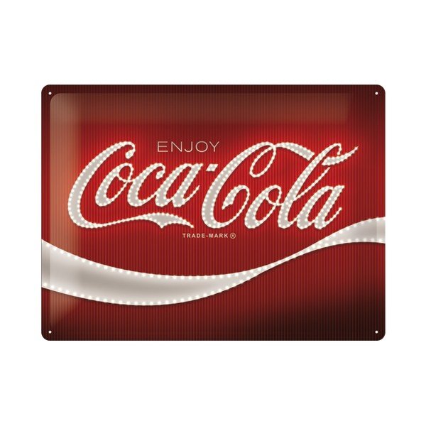 Coca Cola Red Lights dekorációs falitábla - Postershop