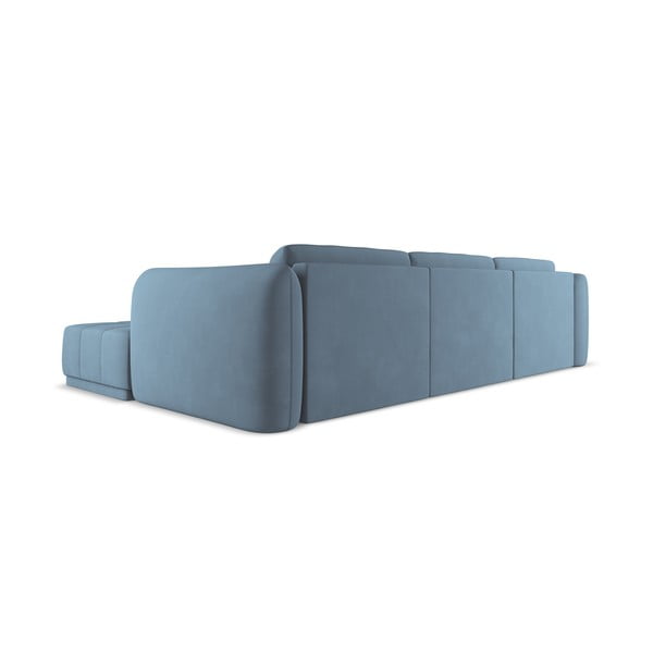 Világoskék sarokkanapé (jobb oldali) Hoku – Makamii-image-3