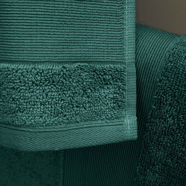 Sötétzöld frottír pamut törölköző 50x85 cm Anti-Bacterial – Catherine Lansfield-image-2