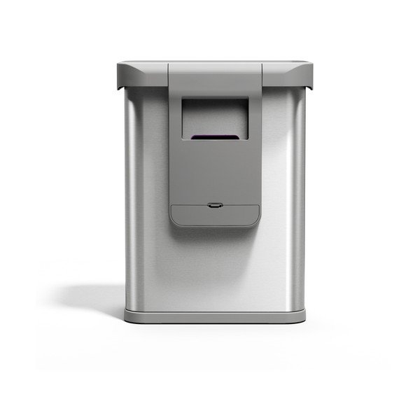 Ezüstszínű acél érintésmentes szemetes 58 l Sensor – simplehuman-image-2