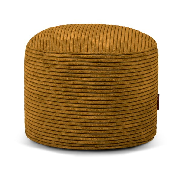 Mustársárga kordbársony babzsákfotel Mini – SLOWDOWN