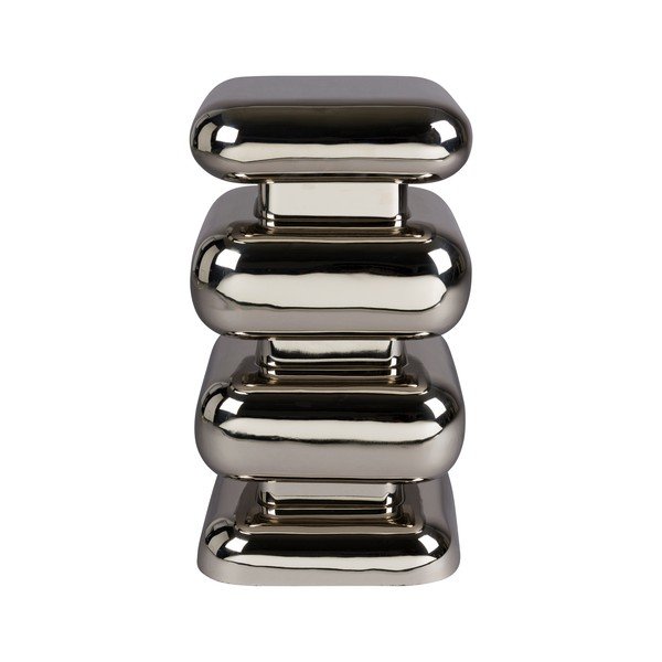 Fém tárolóasztal 29x29 cm Stubby – Dutchbone-image-2