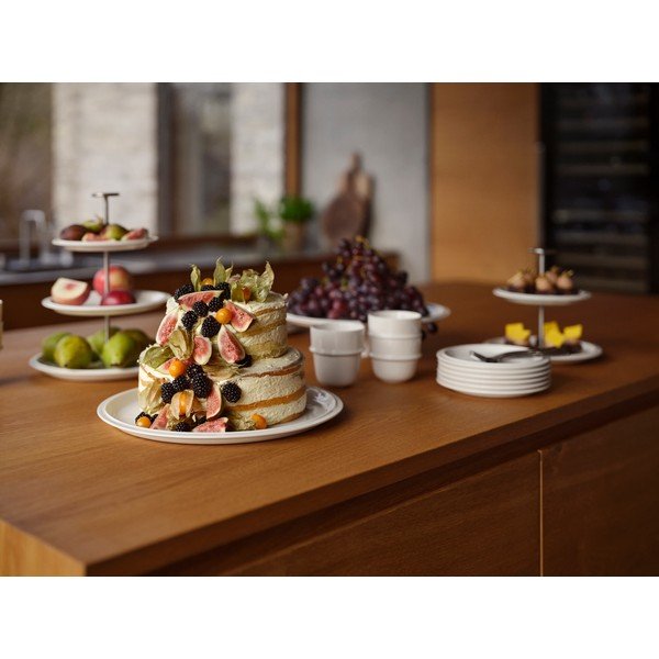 Porcelán szervírozó tálca ø 32 cm Eau – Zone-image-3