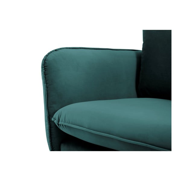 Vienna olajzöld bársony kanapé, 160 cm - Cosmopolitan Design-image-4