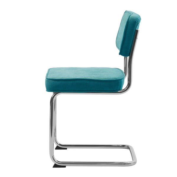 Türkiz kordbársony étkezőszék Rupert – Unique Furniture-image-4
