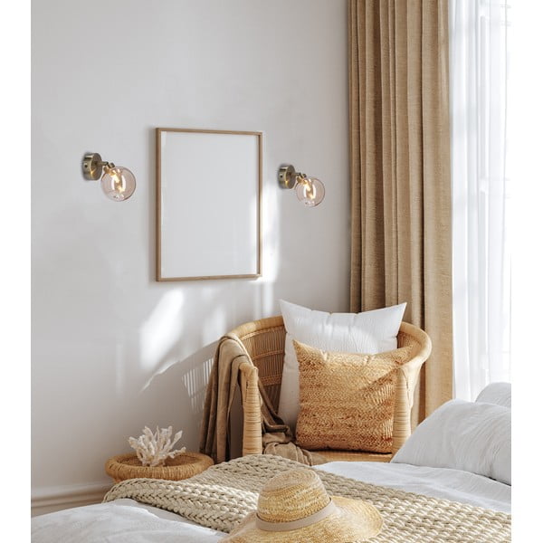 Bronzszínű fali lámpa ø 10 cm Rodia – Candellux Lighting-image-1