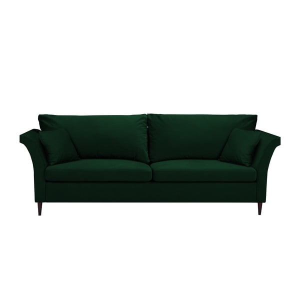 Pivoine zöld kinyitható kanapé tárolóhellyel - Mazzini Sofas