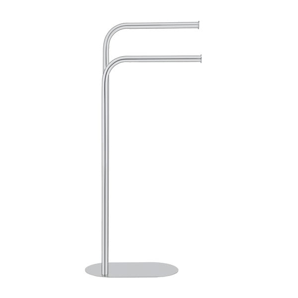 Fényes ezüstszínű rozsdamentes acél törölközőtartó állvány Levante – Wenko-image-4