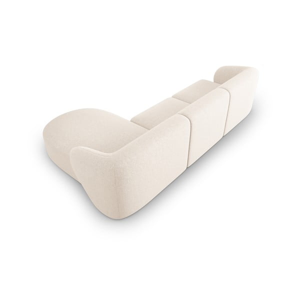 Krémszínű sarokkanapé (jobb oldali) Shane – Micadoni Home-image-4