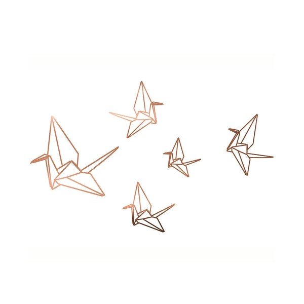 Origami öntapadós falmatrica, 60 x 40 cm - Surdic