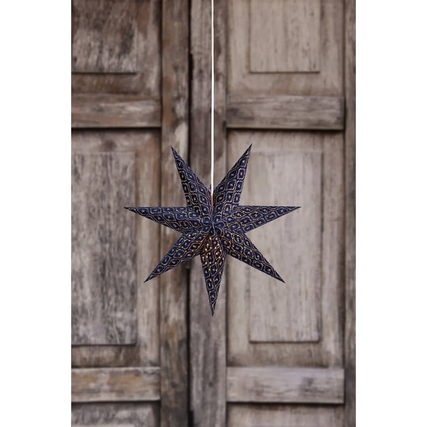 Sötétkék függő karácsonyi fénydekoráció Baroque – Markslöjd-image-3