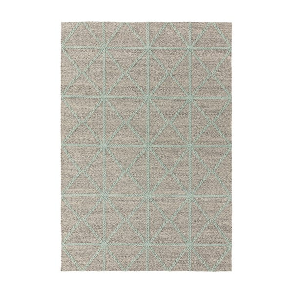 Carpets Prism bézs-türkiz szőnyeg, 160 x 230 cm - Asiatic Carpets