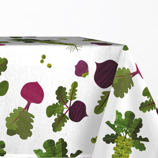 Basic Greenery pamut asztalterítő, 150 x 150 cm - Happy Friday-image-1