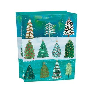 Ajándéktáska karácsonyi mintával 25x10 cm Wild Winter Forest – Roger la Borde