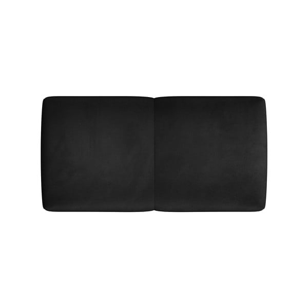 Fekete bársony háttámla moduláris kanapéhoz Rome Velvet - Cosmopolitan Design-image-2