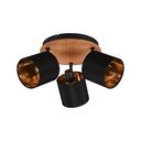 Fekete-natúr színű spotlámpa ø 12 cm Tommy – Reality