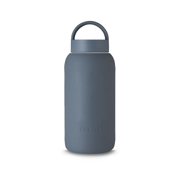 Sötétszürke utazó ivópalack 720 ml Smoke Grey – Muuki-image-2