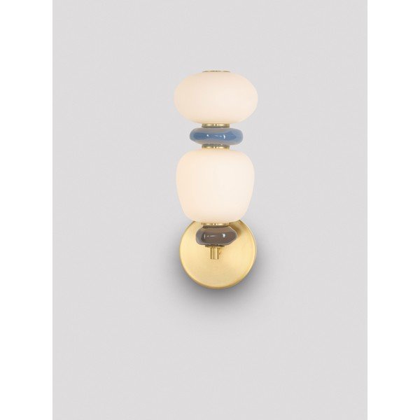 Fehér-aranyszínű fém LED dimmelhető fali lámpa Palo – Nova Luce-image-3