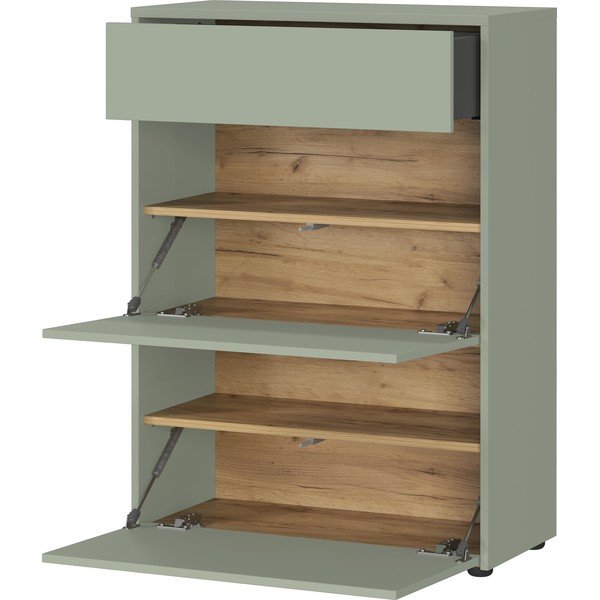 Szürkészöld matt szekrény 70x99x34 cm Binetto – Germania-image-2