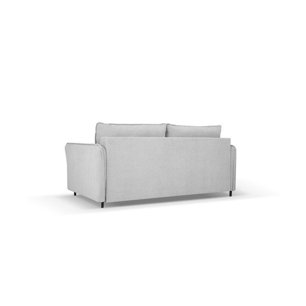 Világosszürke kinyitható kanapé 166 cm Dalida – Micadoni Home-image-4