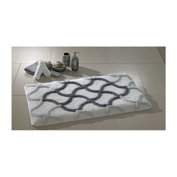 Confetti Bathmats Hermos szürke fürdőszobai szőnyeg, 60 x 100 cm