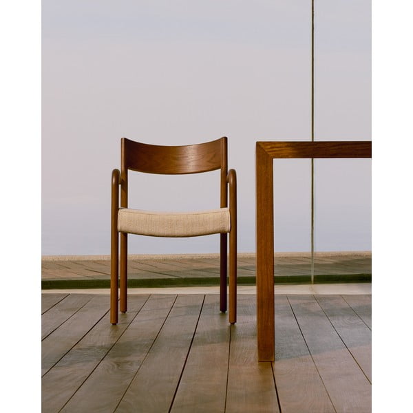 Barna-bézs étkezőszék Falconera – Kave Home-image-1