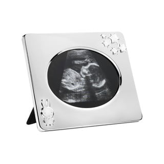 Ezüstszínű fém álló képkeret 13x10 cm Miffy – Zilverstad