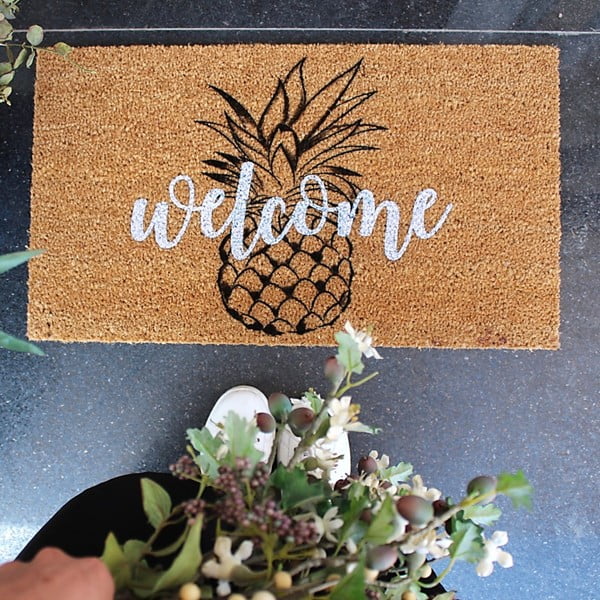Ananas Welcome lábtörlő, 70 x 40 cm - Doormat
