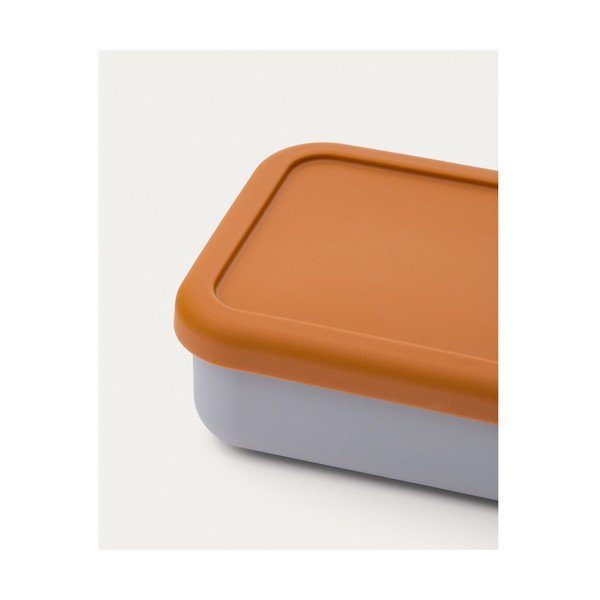 Kék-narancssárga szilikon gyerek uzsonnás doboz Lili – Kave Home-image-4