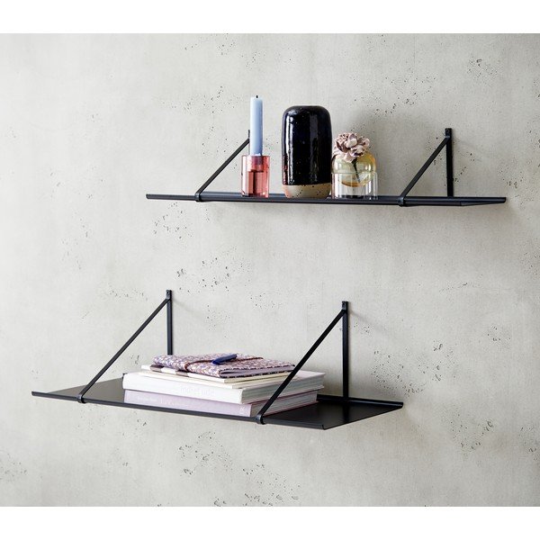 Edge fekete fali polc, 65 x 27 cm - Hammel-image-4