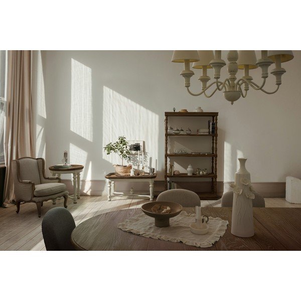 Bézs len fotel Catherine – Bizzotto-image-1