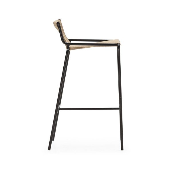 Bézs fém bárszék (ülésmagasság 65 cm) Emily – Marckeric-image-3