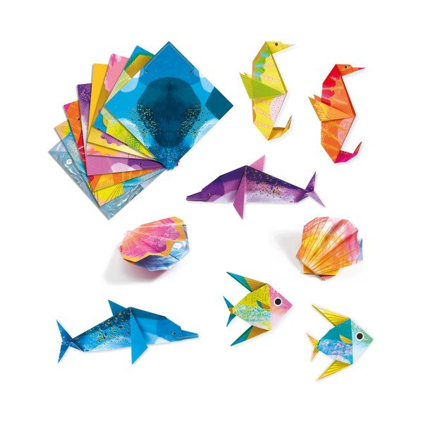 Glam Sea 24 db origami papír leírással - Djeco-image-2