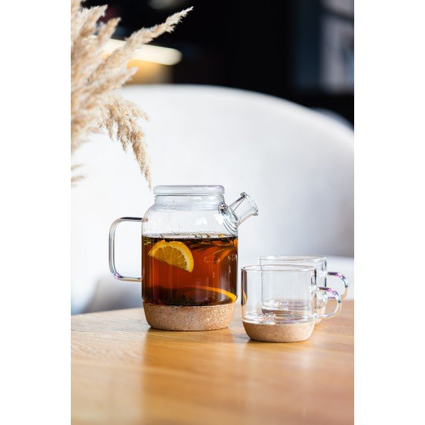 Üveg teázó szett Vilagio – Vialli Design-image-1