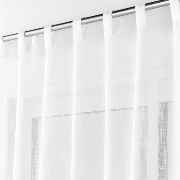 Fehér átlátszó függöny 140x240 cm Haltona – douceur d'intérieur-image-2