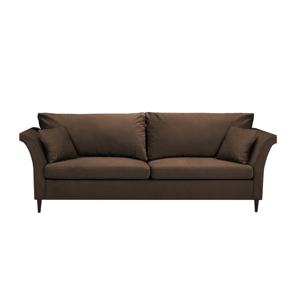 Pivoine barna kinyitható kanapé, ágyneműtartóval - Mazzini Sofas