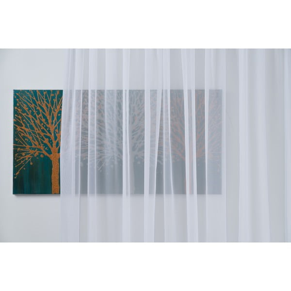 Fehér átlátszó függöny 300x245 cm Voile – Mendola Fabrics-image-1