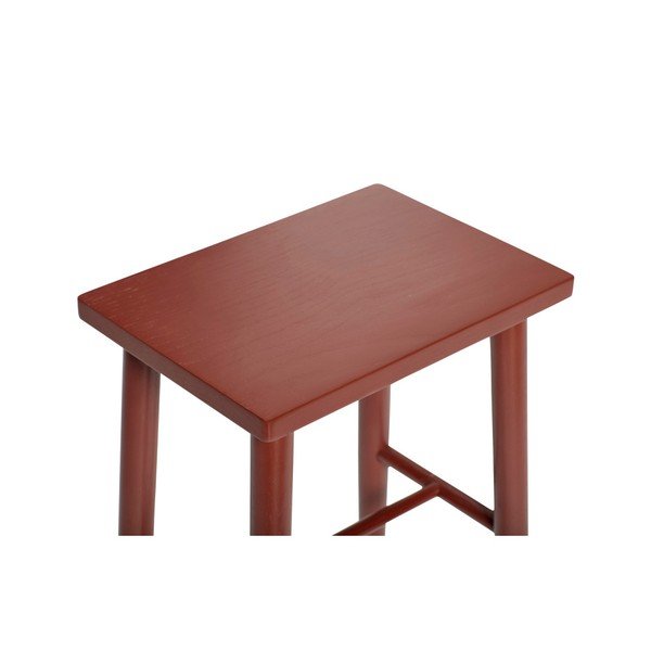 Oak Bar stool piros bárszék tölgyfából, magasság 52 cm - Hübsch-image-1
