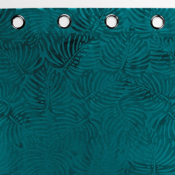 Kék bársony függöny 140x240 cm Analia – douceur d'intérieur-image-2